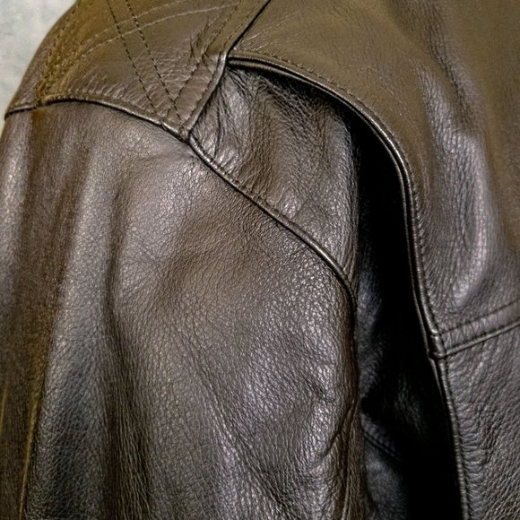 Reed Sportswear Brown Leather Jacket (NWOT) - Picture 5 of 15